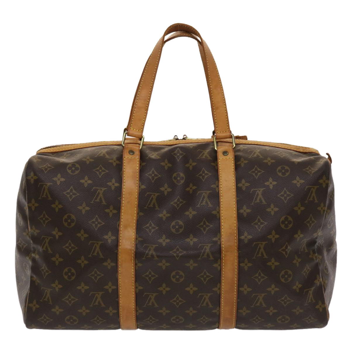 LOUIS VUITTON Monogram Sac Souple 45 Boston Bag M41624 LV ki3129