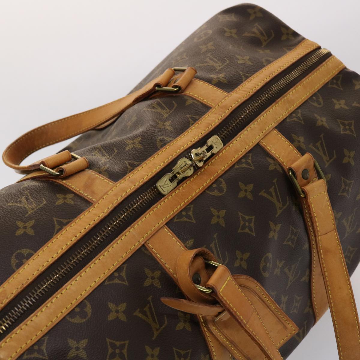 LOUIS VUITTON Monogram Sac Souple 45 Boston Bag M41624 LV ki3129