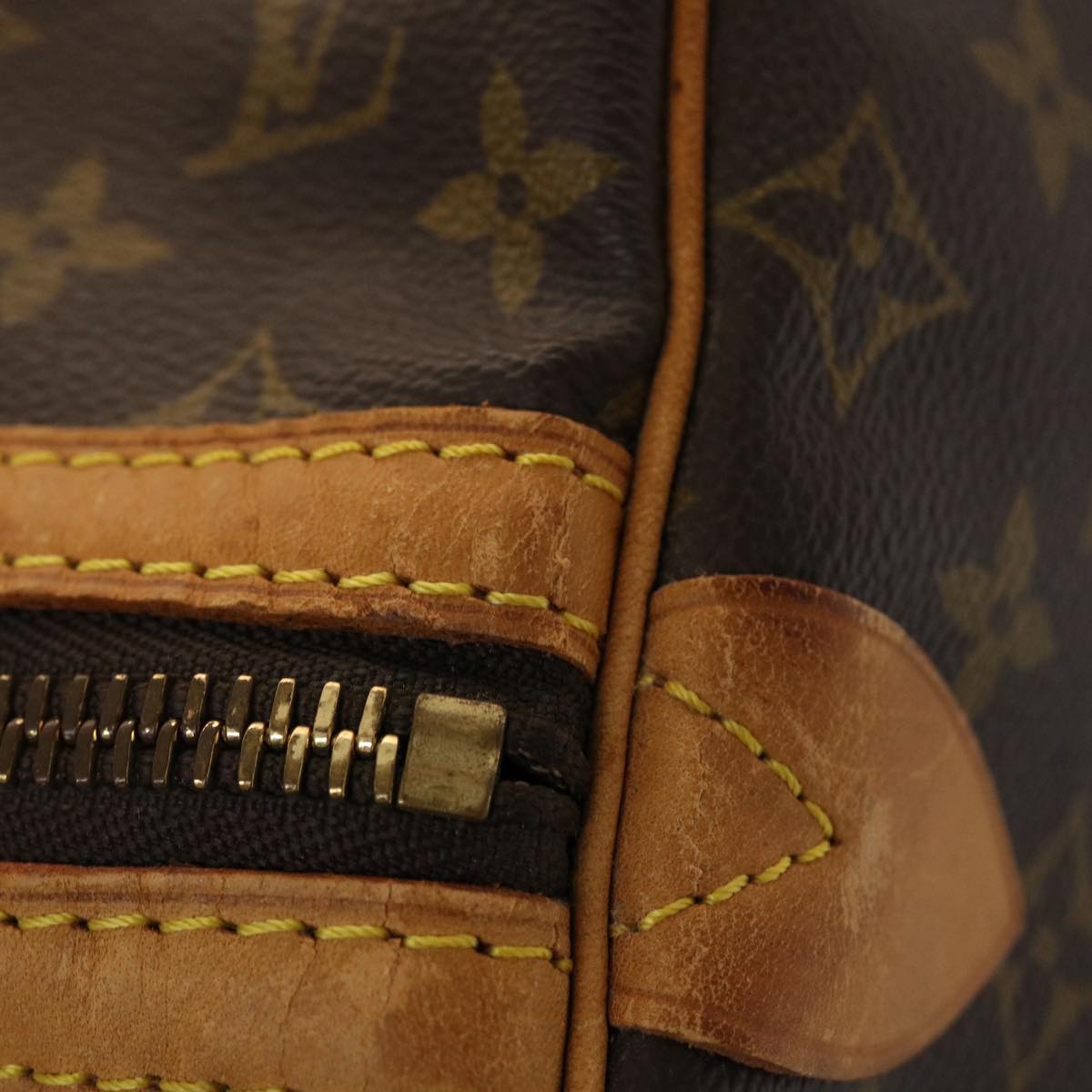LOUIS VUITTON Monogram Sac Souple 45 Boston Bag M41624 LV ki3129