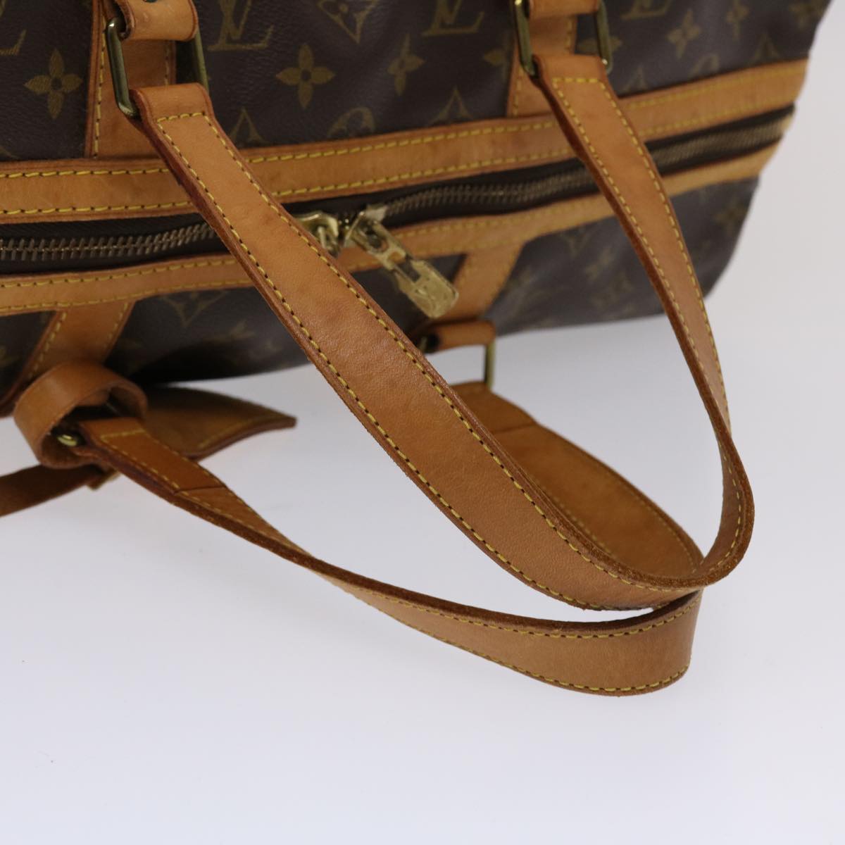 LOUIS VUITTON Monogram Sac Souple 45 Boston Bag M41624 LV ki3129