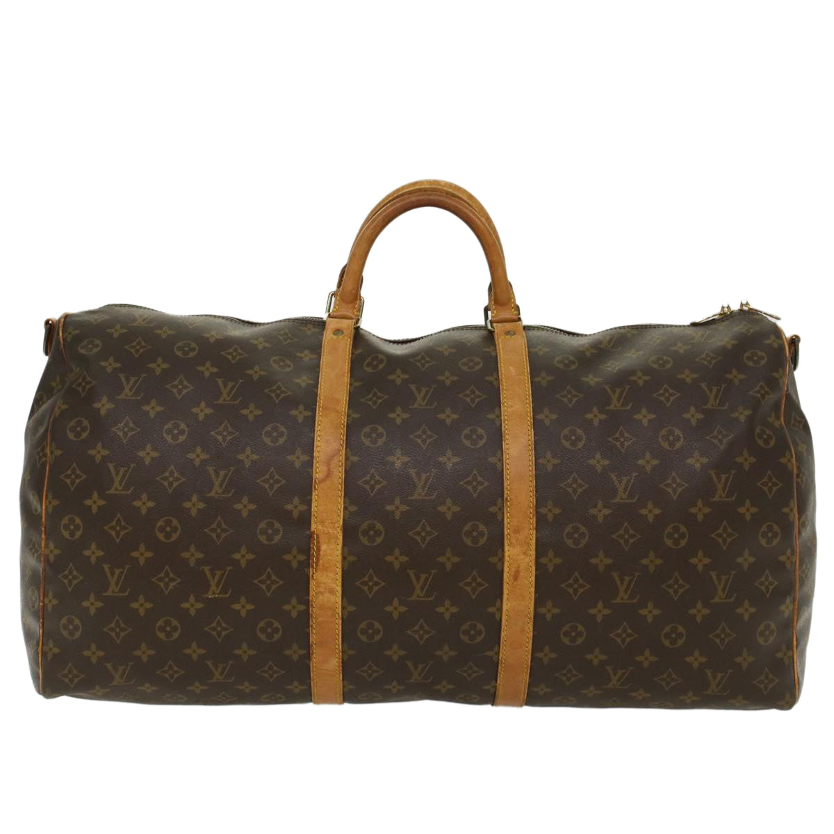 LOUIS VUITTON Monogram Keepall Bandouliere 60 Boston Bag M41412 LV ki3130