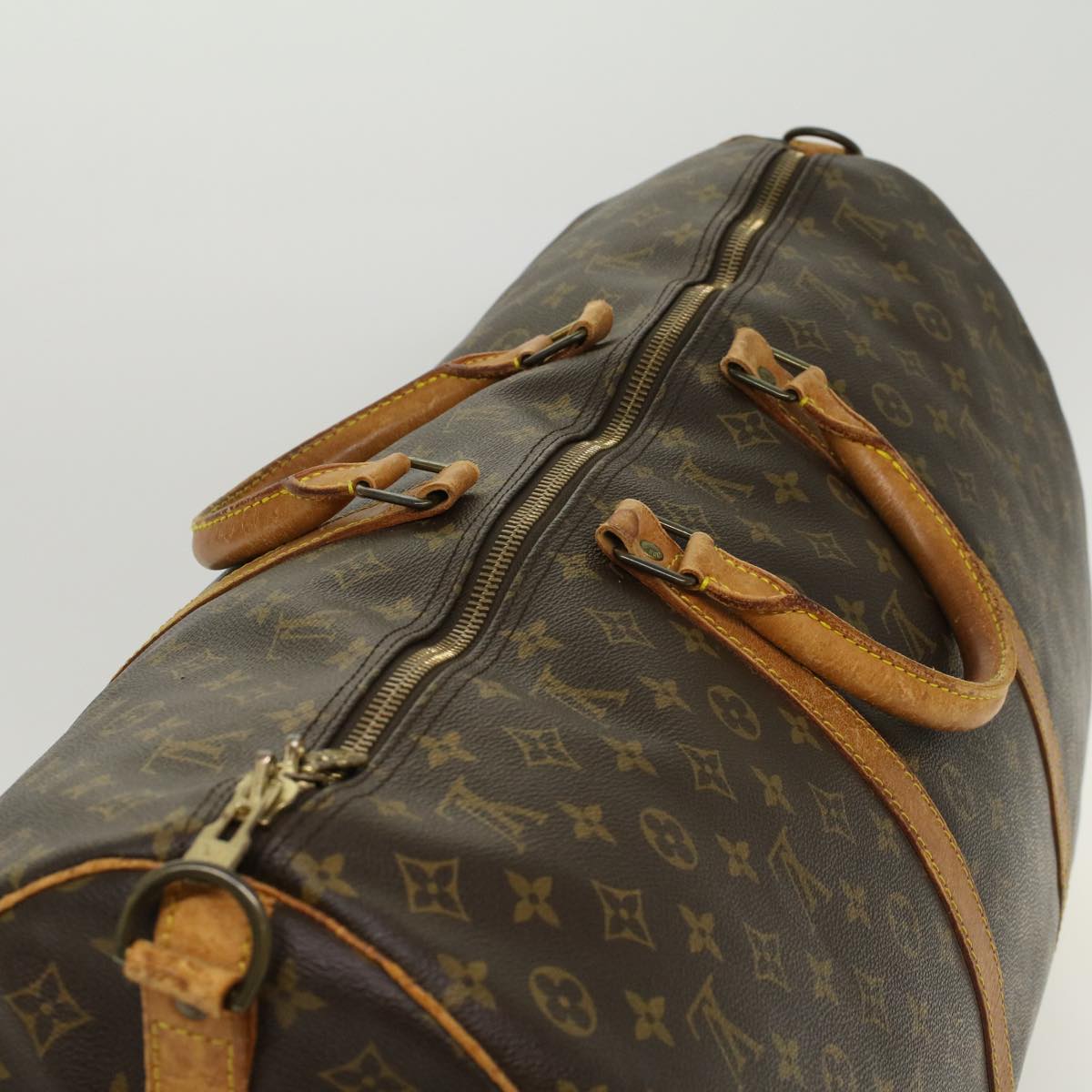 LOUIS VUITTON Monogram Keepall Bandouliere 60 Boston Bag M41412 LV ki3130