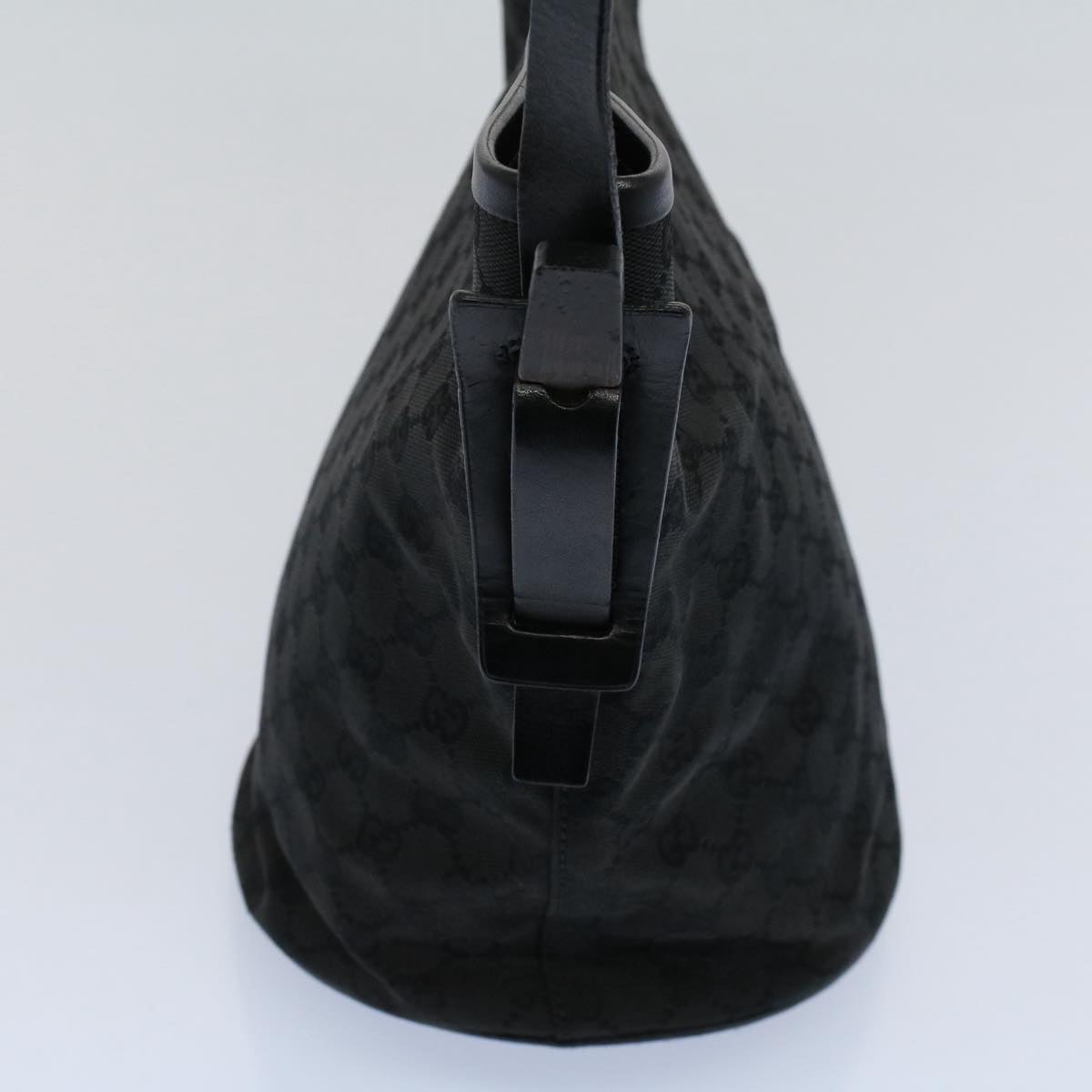 Luxury Gucci GG Canvas Shoulder Bag Black 106240  ki3424