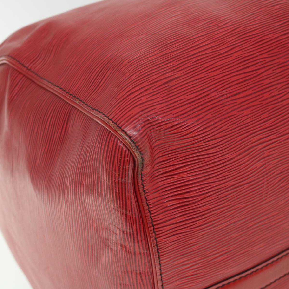 LOUIS VUITTON Epi Keepall 60 Boston Bag Red M42947 LV ki3514