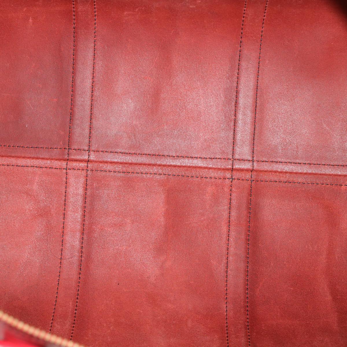LOUIS VUITTON Epi Keepall 60 Boston Bag Red M42947 LV ki3514