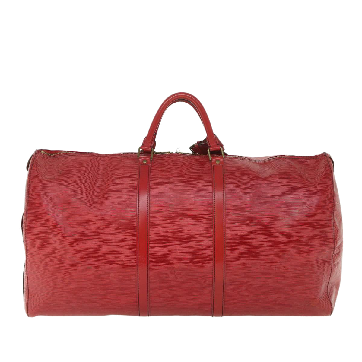 LOUIS VUITTON Epi Keepall 60 Boston Bag Red M42947 LV ki3514