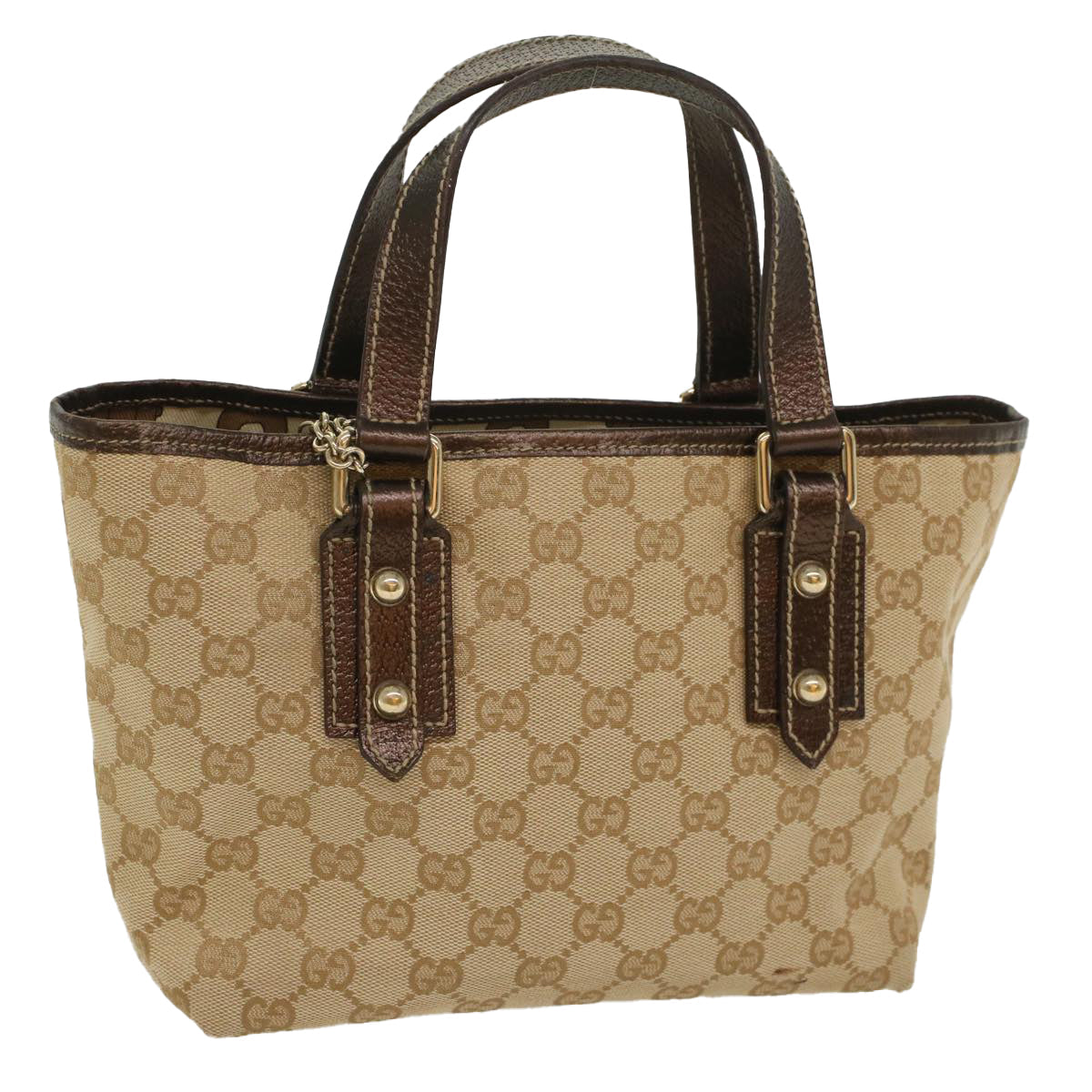 Luxury Gucci GG Canvas Hand Bag Beige 139261  ki3531
