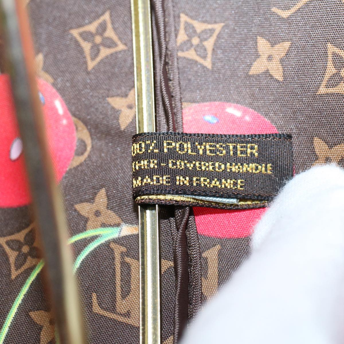 LOUIS VUITTON Monogram Cherry Parapluie Umbrella Polyester M70125 ki3536A