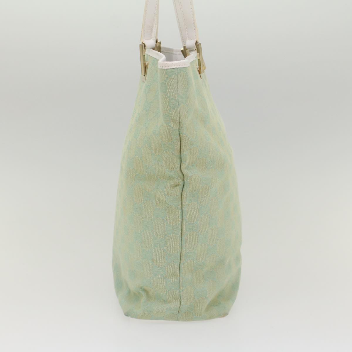 Luxury Gucci GG Canvas Tote Bag Light Blue 002 1098  ki3541