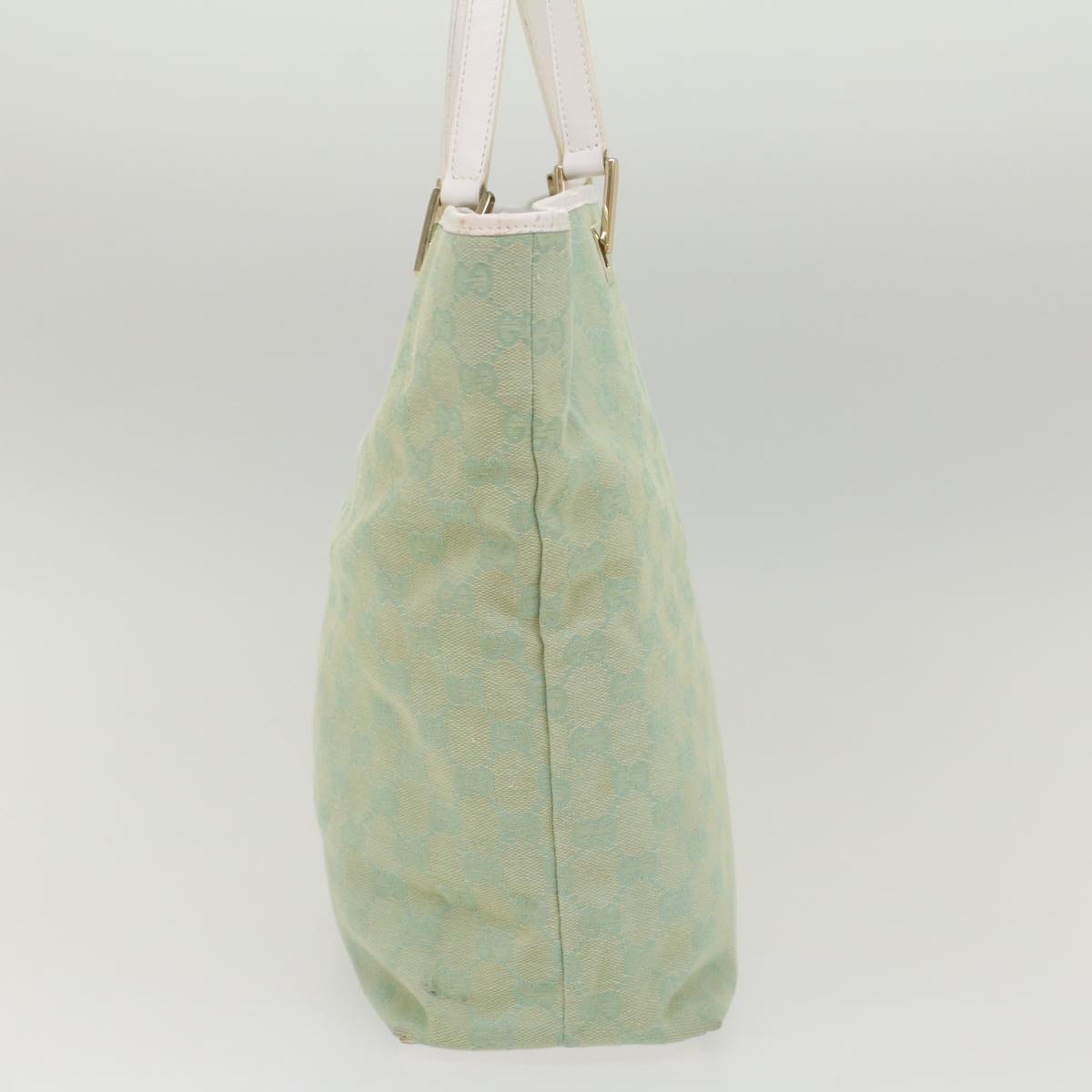 Luxury Gucci GG Canvas Tote Bag Light Blue 002 1098  ki3541