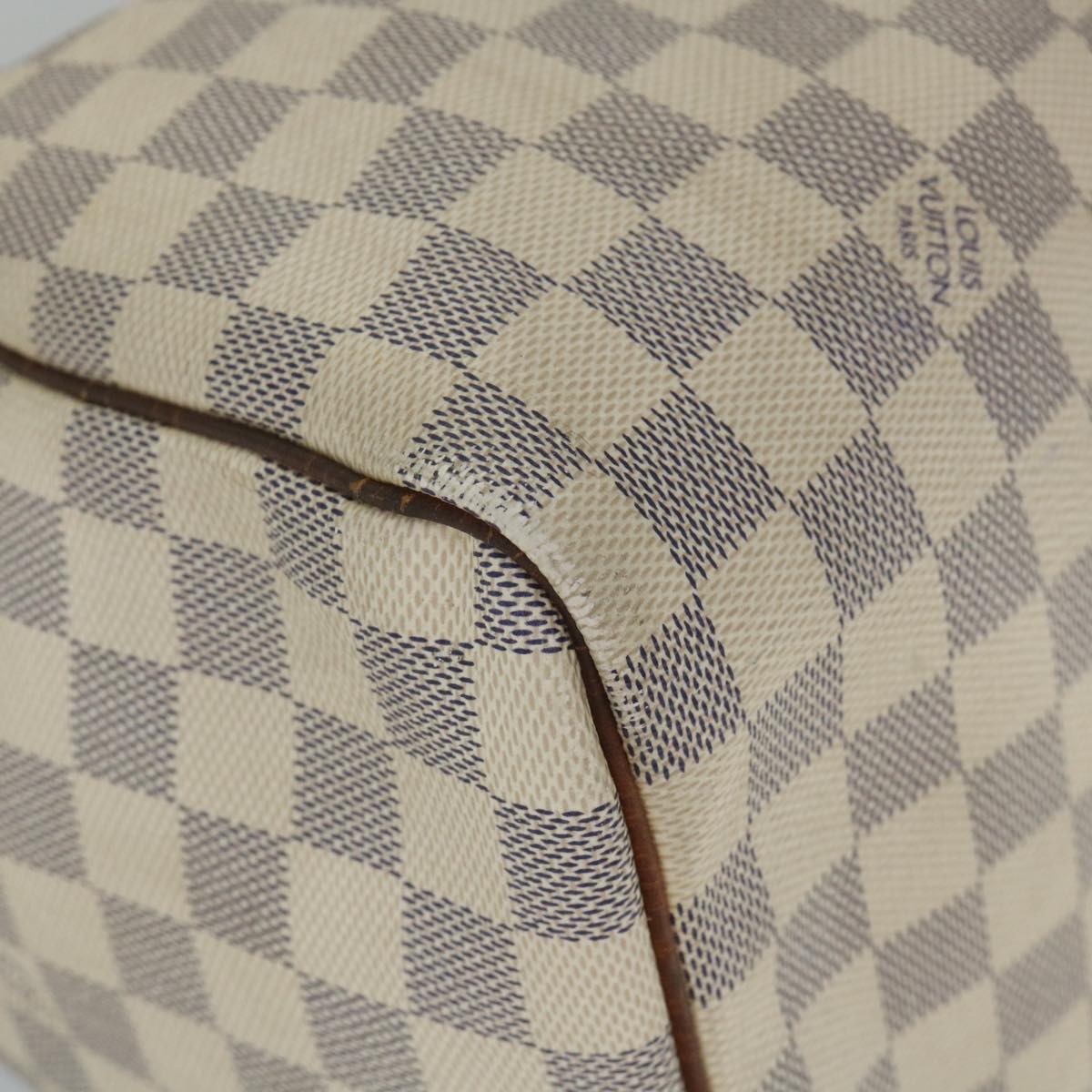 LOUIS VUITTON Damier Azur Speedy 30 Hand Bag N41533 LV ki3543