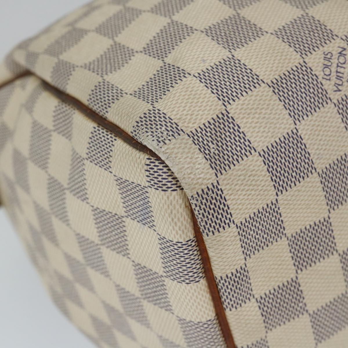 LOUIS VUITTON Damier Azur Speedy 30 Hand Bag N41533 LV ki3543