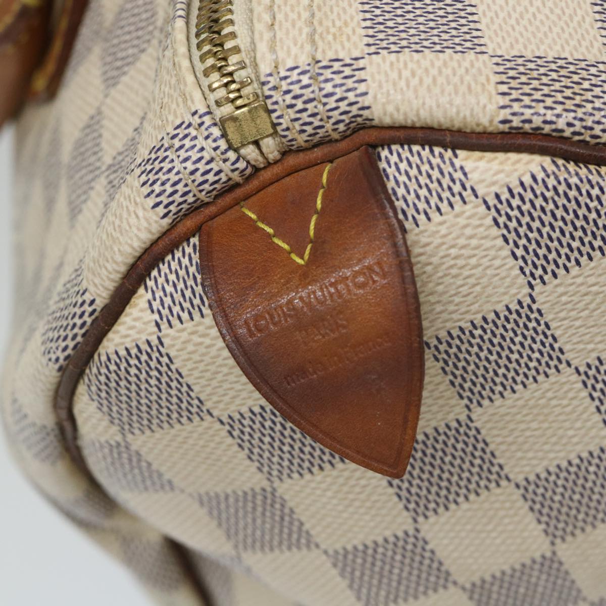 LOUIS VUITTON Damier Azur Speedy 30 Hand Bag N41533 LV ki3543