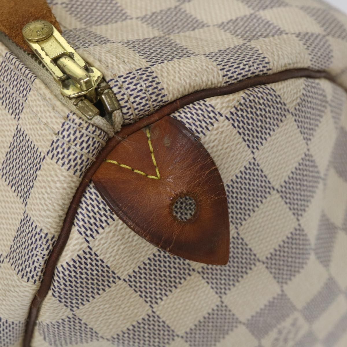 LOUIS VUITTON Damier Azur Speedy 30 Hand Bag N41533 LV ki3543