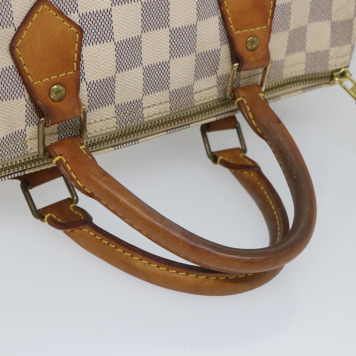 LOUIS VUITTON Damier Azur Speedy 30 Hand Bag N41533 LV ki3543