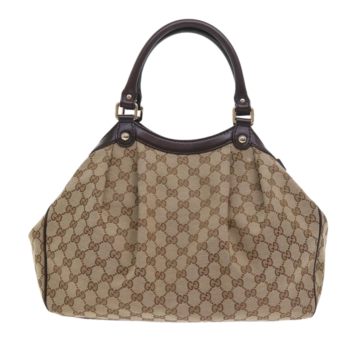 Luxury Gucci GG Canvas Sukey Tote Bag Beige 211944  ki3548