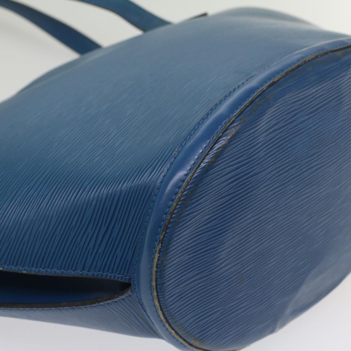 LOUIS VUITTON Epi Saint Jacques Shopping Shoulder Bag Blue M52275 LV ki3549