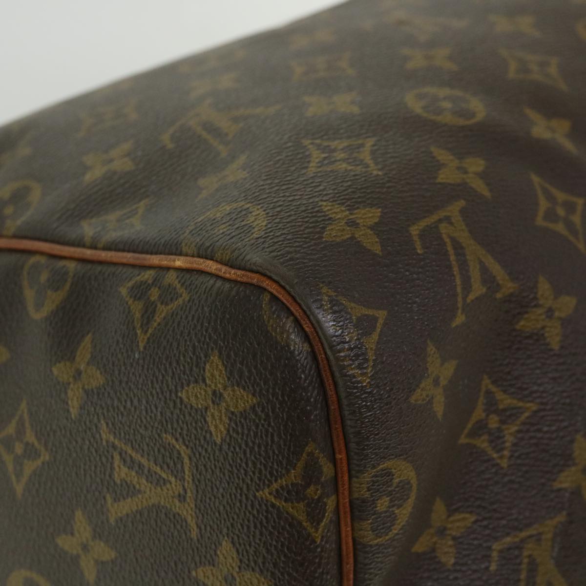 LOUIS VUITTON Monogram Keepall Bandouliere 55 Boston Bag M41414 LV ki3552
