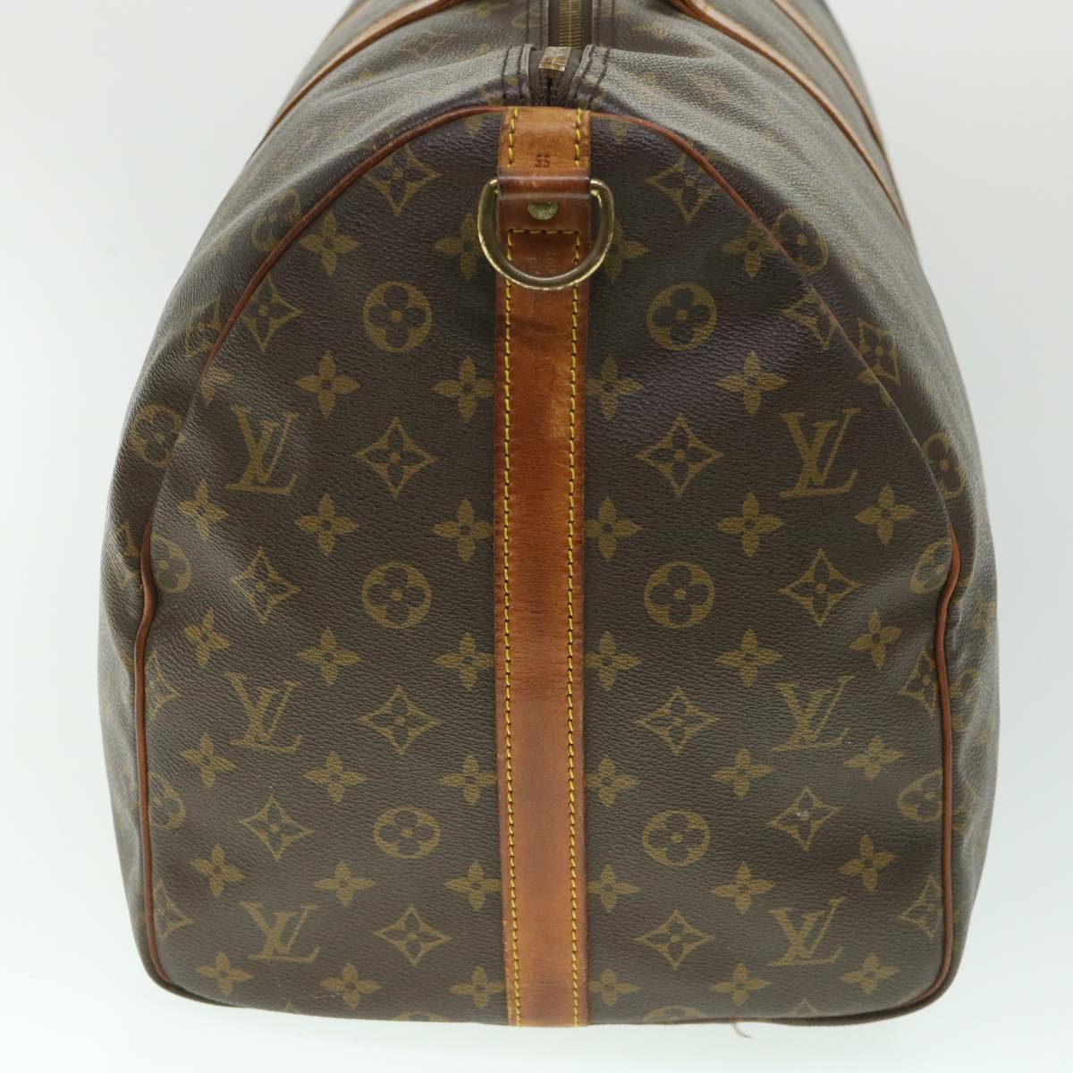 LOUIS VUITTON Monogram Keepall Bandouliere 55 Boston Bag M41414 LV ki3552