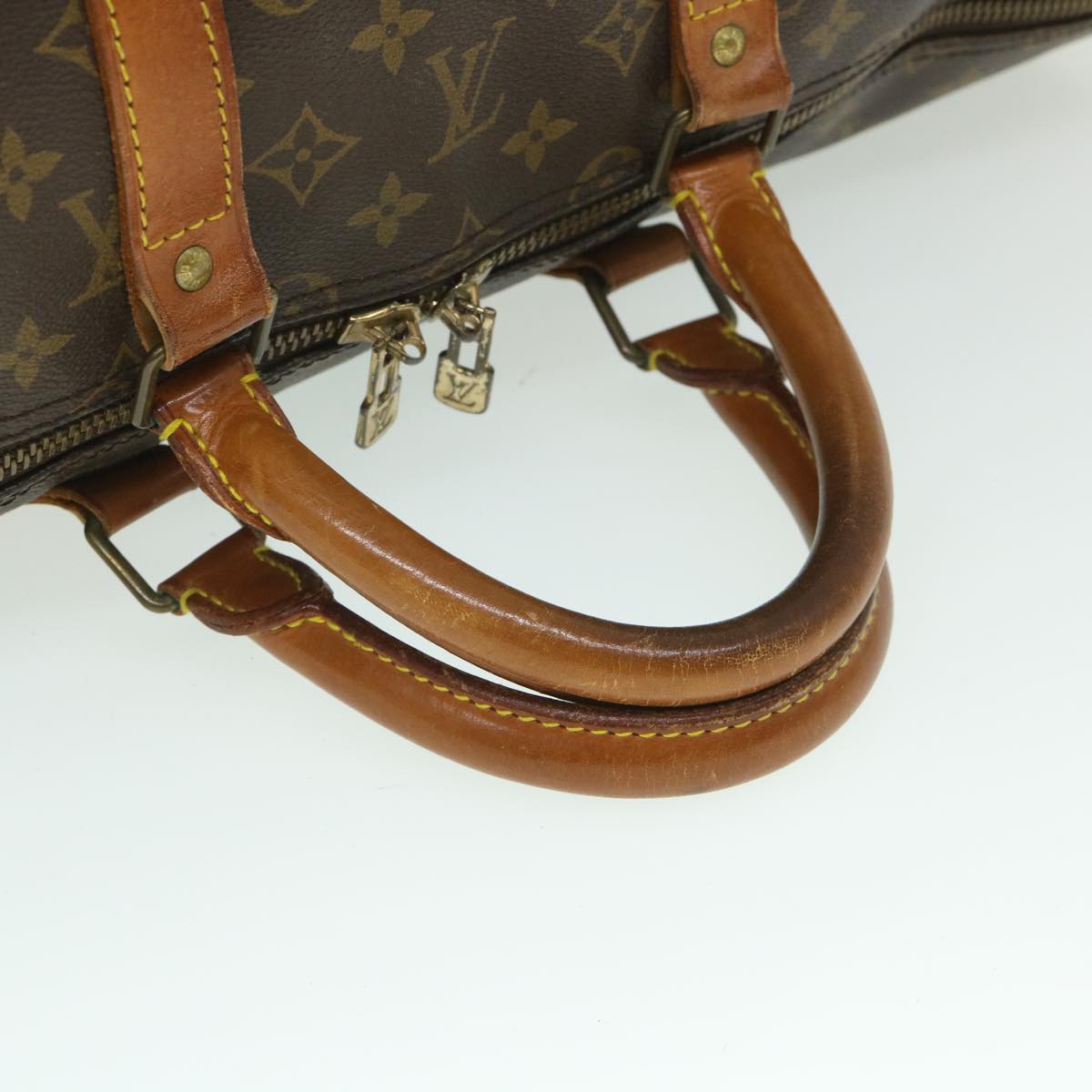 LOUIS VUITTON Monogram Keepall Bandouliere 55 Boston Bag M41414 LV ki3552