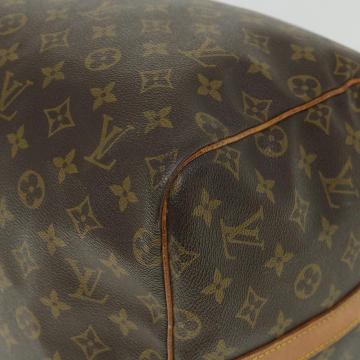LOUIS VUITTON Monogram Keepall Bandouliere 55 Boston Bag M41414 LV ki3552