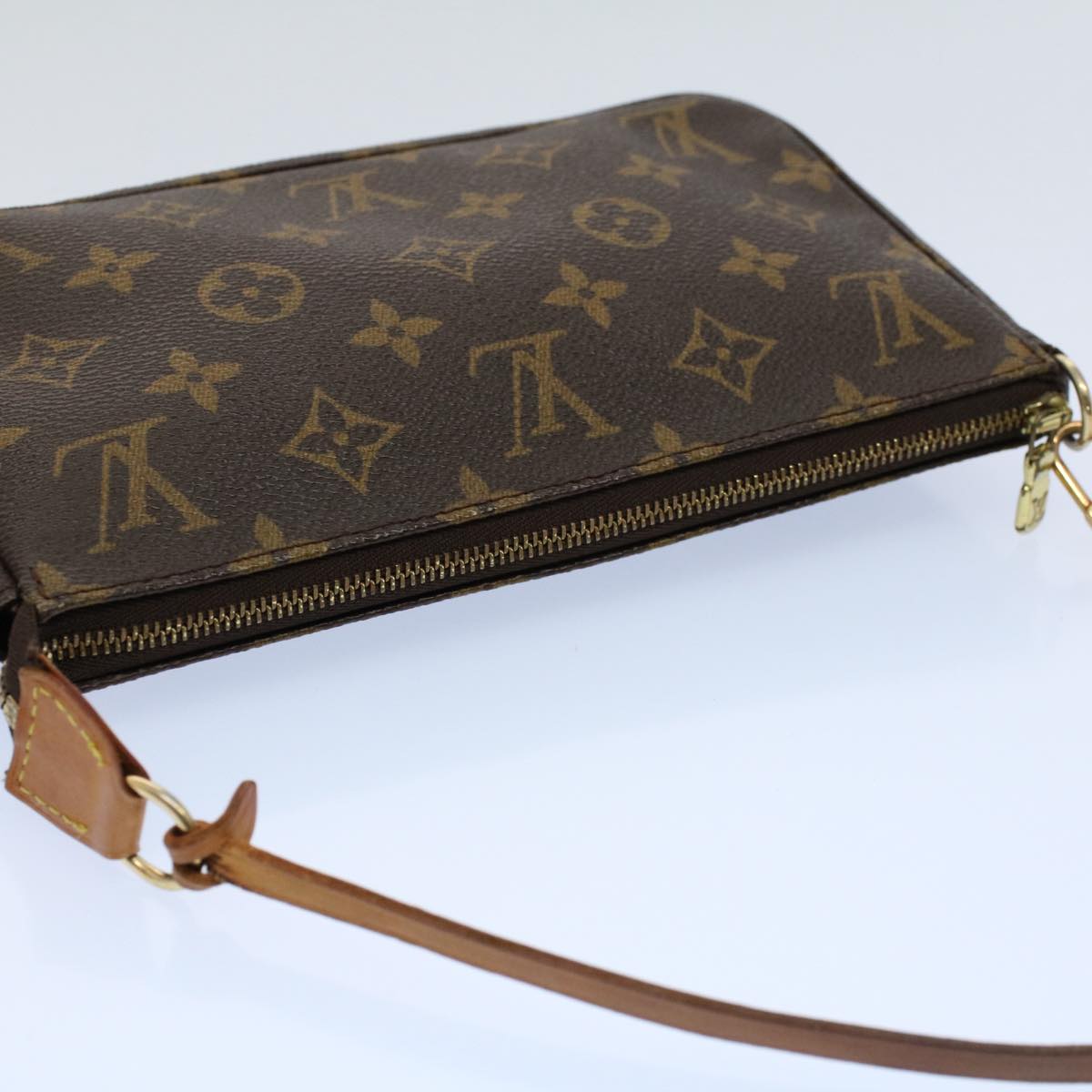 LOUIS VUITTON Monogram Pochette Accessoires Pouch M51980 LV ki3578