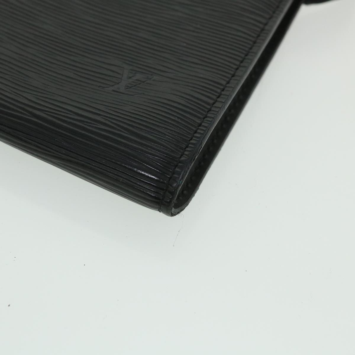 LOUIS VUITTON Epi Pochette Accessoires Pouch Black M52987 LV ki3580
