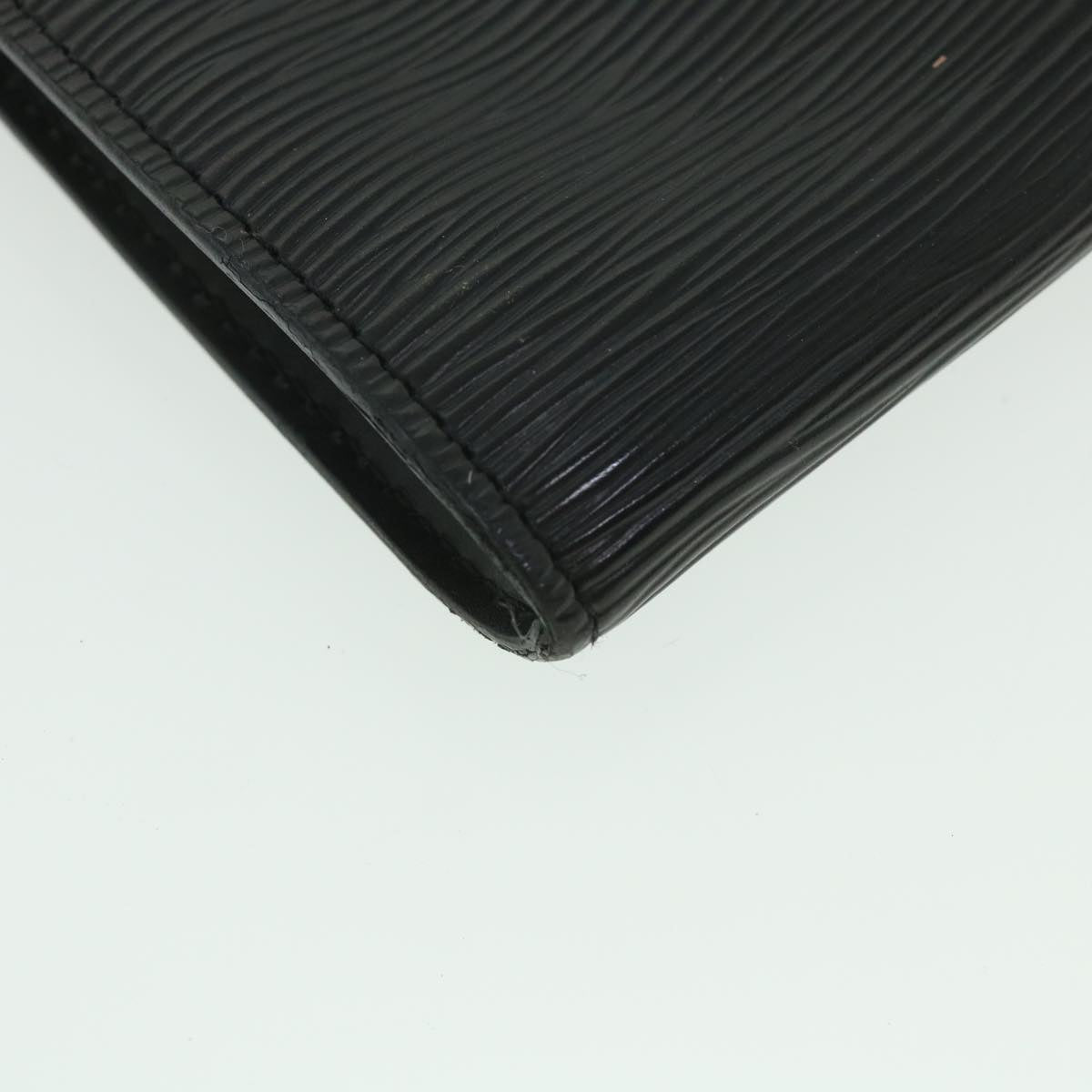 LOUIS VUITTON Epi Pochette Accessoires Pouch Black M52987 LV ki3580