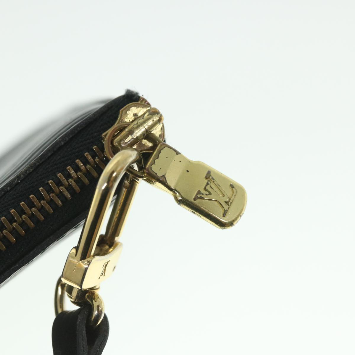 LOUIS VUITTON Epi Pochette Accessoires Pouch Black M52987 LV ki3580