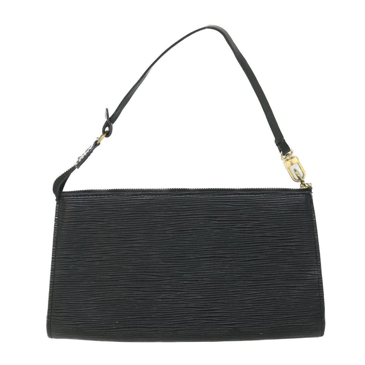LOUIS VUITTON Epi Pochette Accessoires Pouch Black M52987 LV ki3580