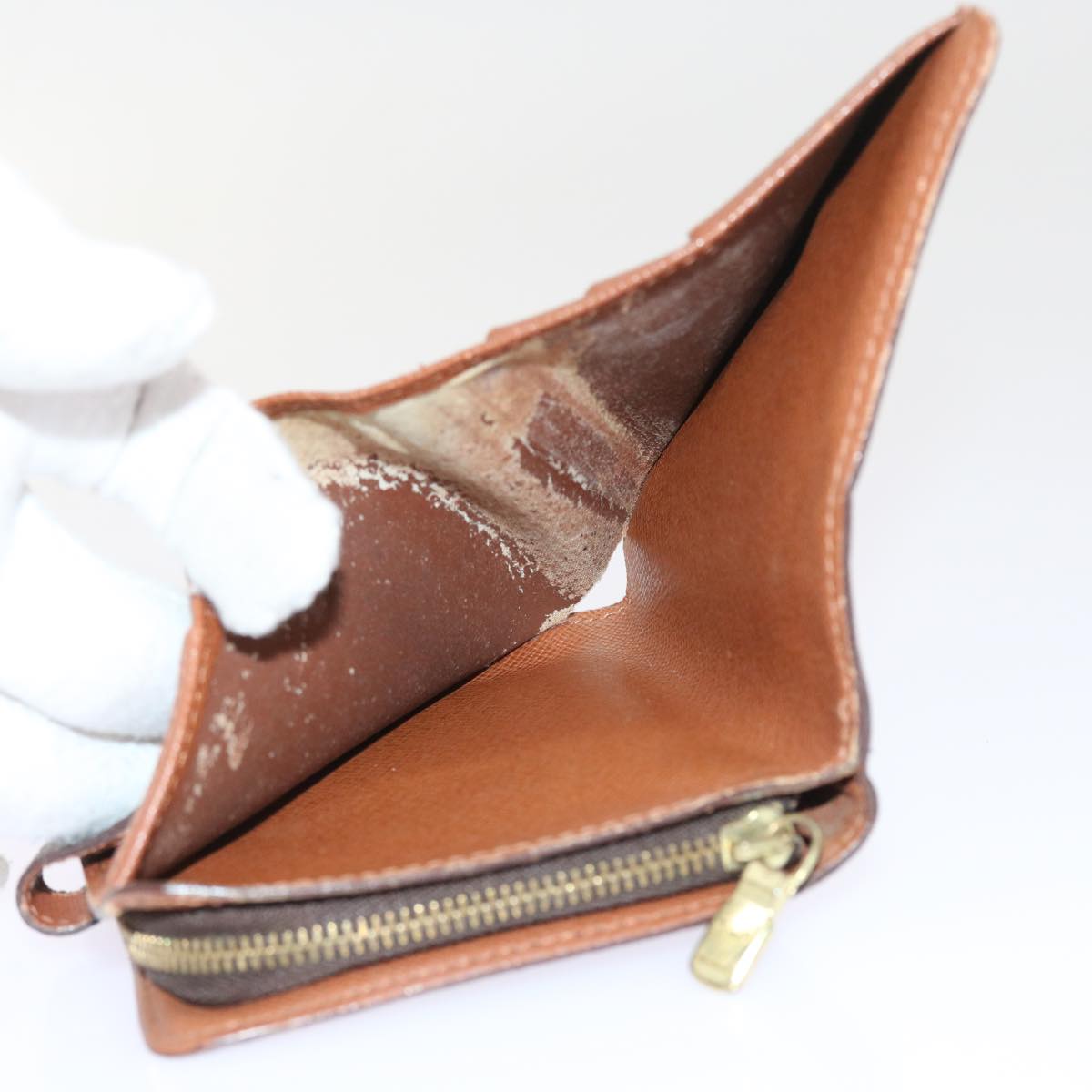 LOUIS VUITTON Monogram Compact Zip Wallet M61667 LV ki3582