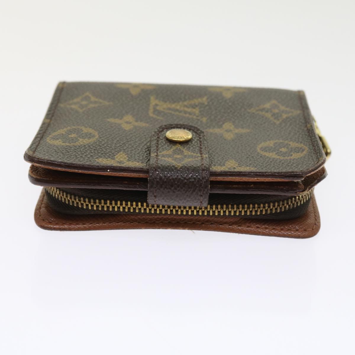 LOUIS VUITTON Monogram Compact Zip Wallet M61667 LV ki3582