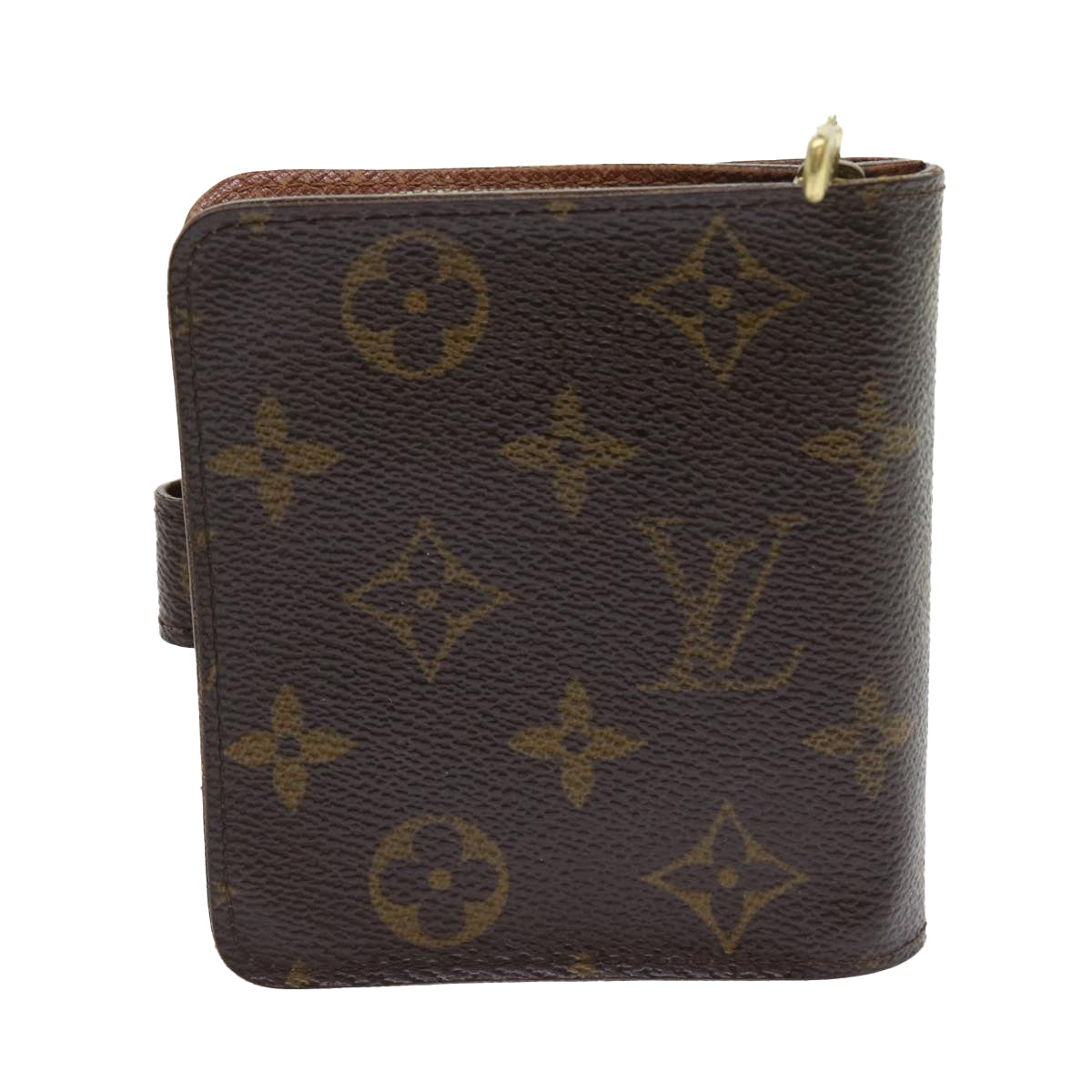 LOUIS VUITTON Monogram Compact Zip Wallet M61667 LV ki3583