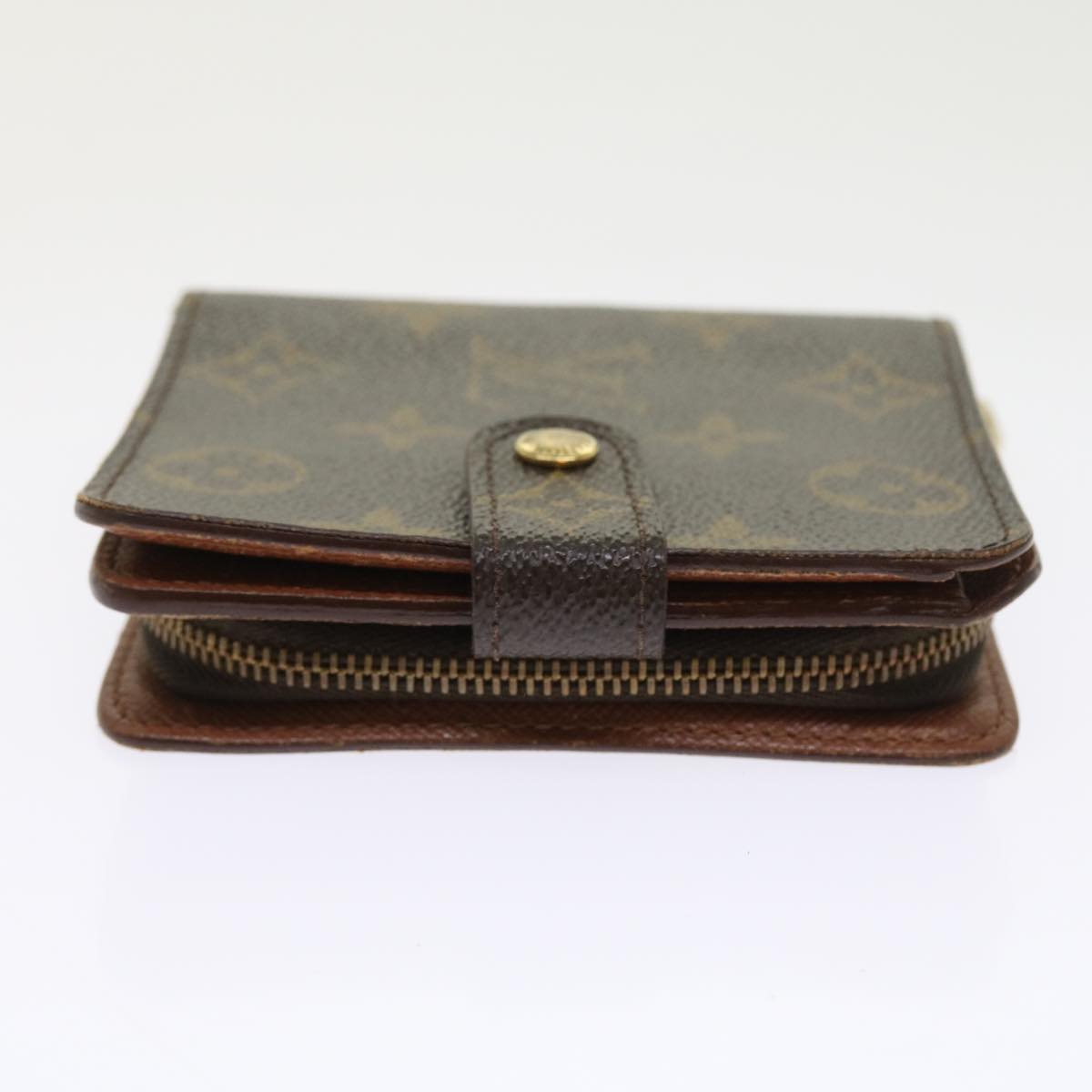 LOUIS VUITTON Monogram Compact Zip Wallet M61667 LV ki3583