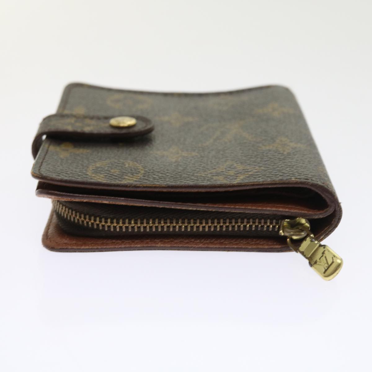 LOUIS VUITTON Monogram Compact Zip Wallet M61667 LV ki3583