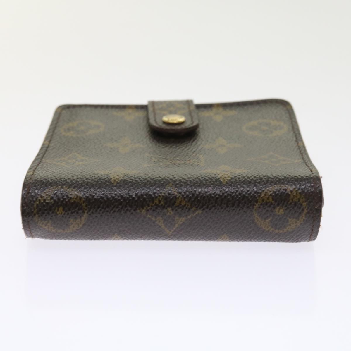 LOUIS VUITTON Monogram Compact Zip Wallet M61667 LV ki3583