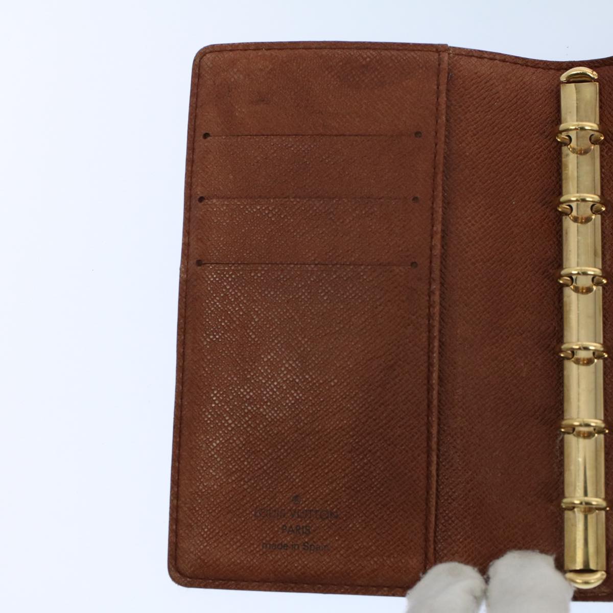 LOUIS VUITTON Monogram Agenda PM Day Planner Cover R20005 LV ki3611