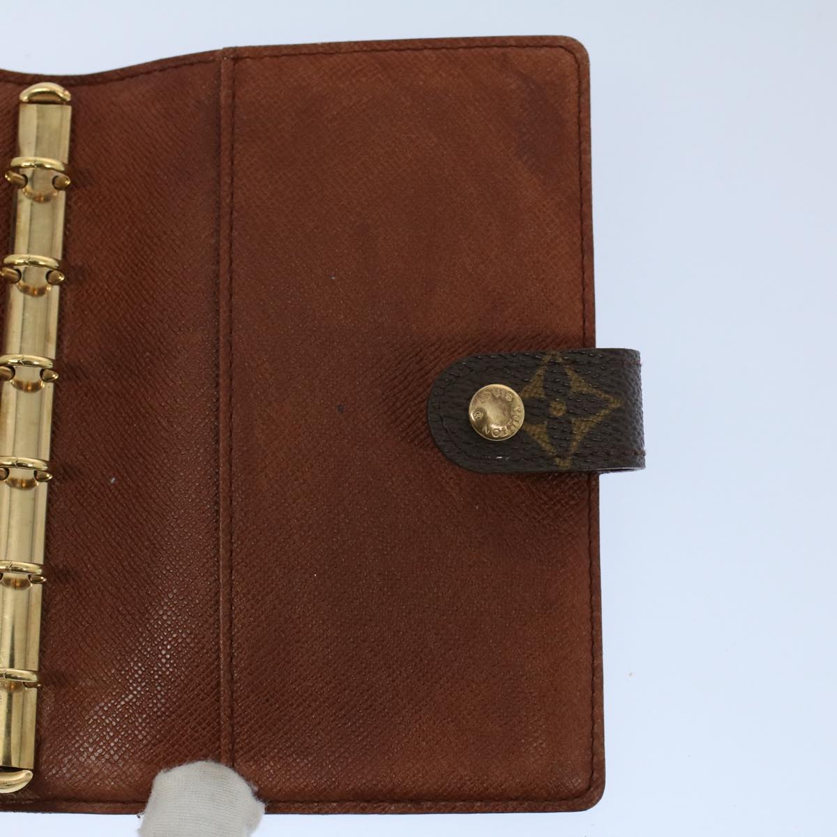 LOUIS VUITTON Monogram Agenda PM Day Planner Cover R20005 LV ki3611