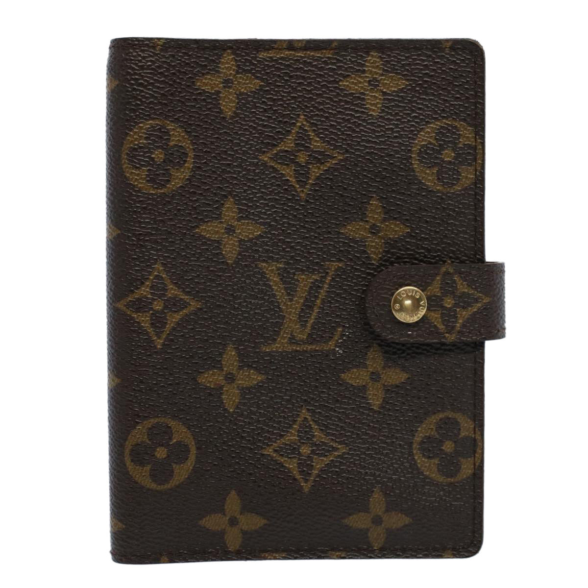 LOUIS VUITTON Monogram Agenda PM Day Planner Cover R20005 LV ki3611