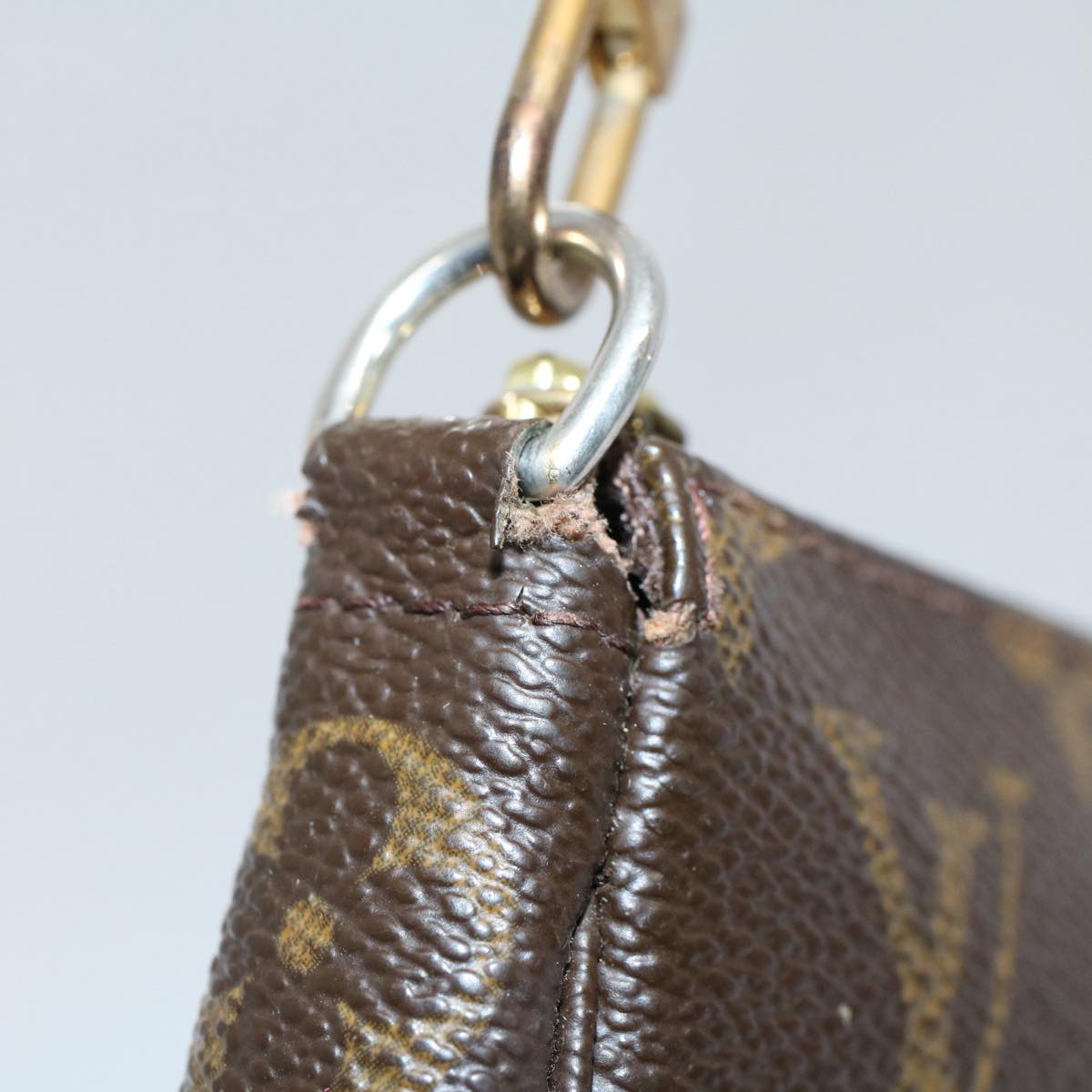 LOUIS VUITTON Monogram Pochette Accessoires Pouch M51980 LV ki3612