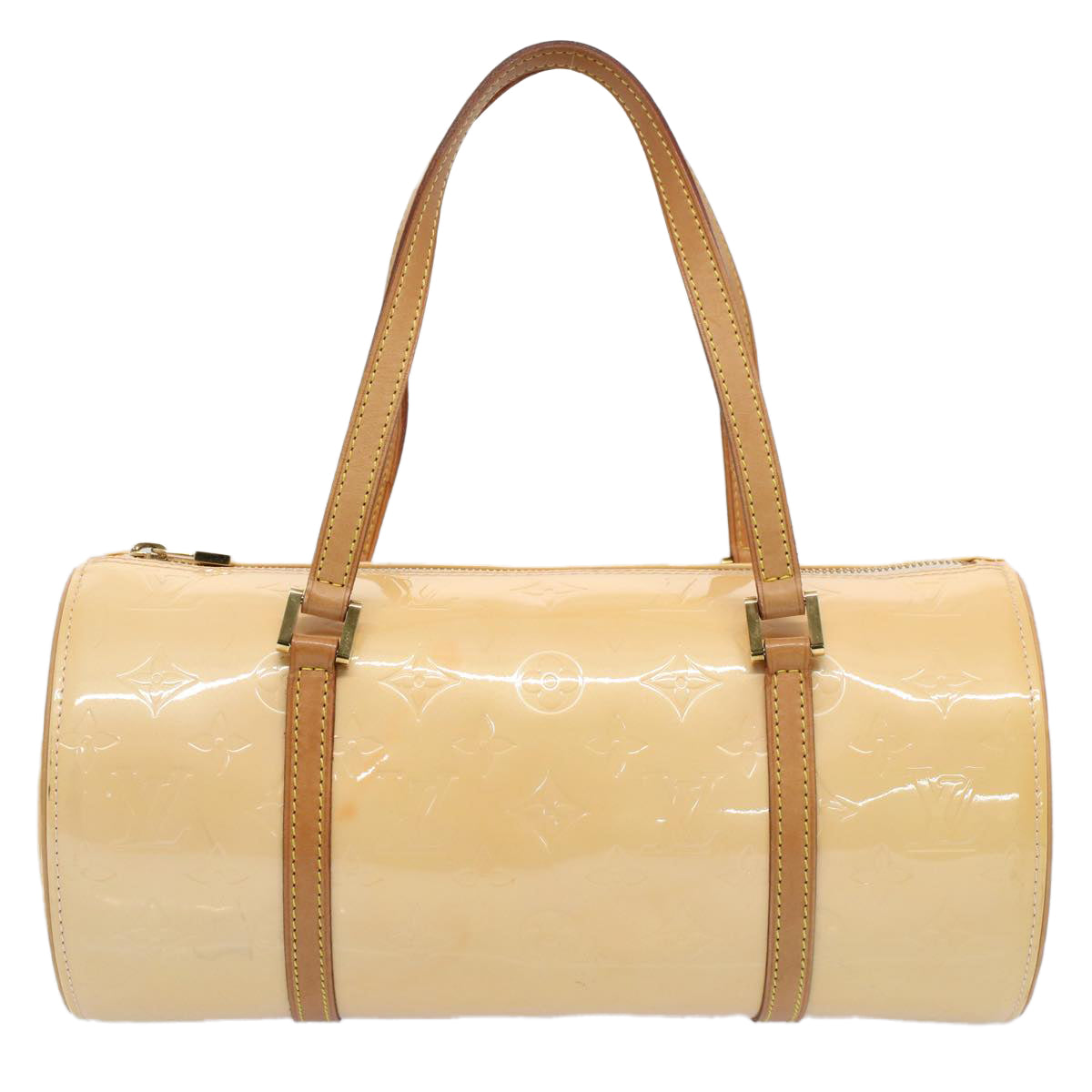LOUIS VUITTON Monogram Vernis Bedford Bag Marshmallow Pink M91308 LV ki3623