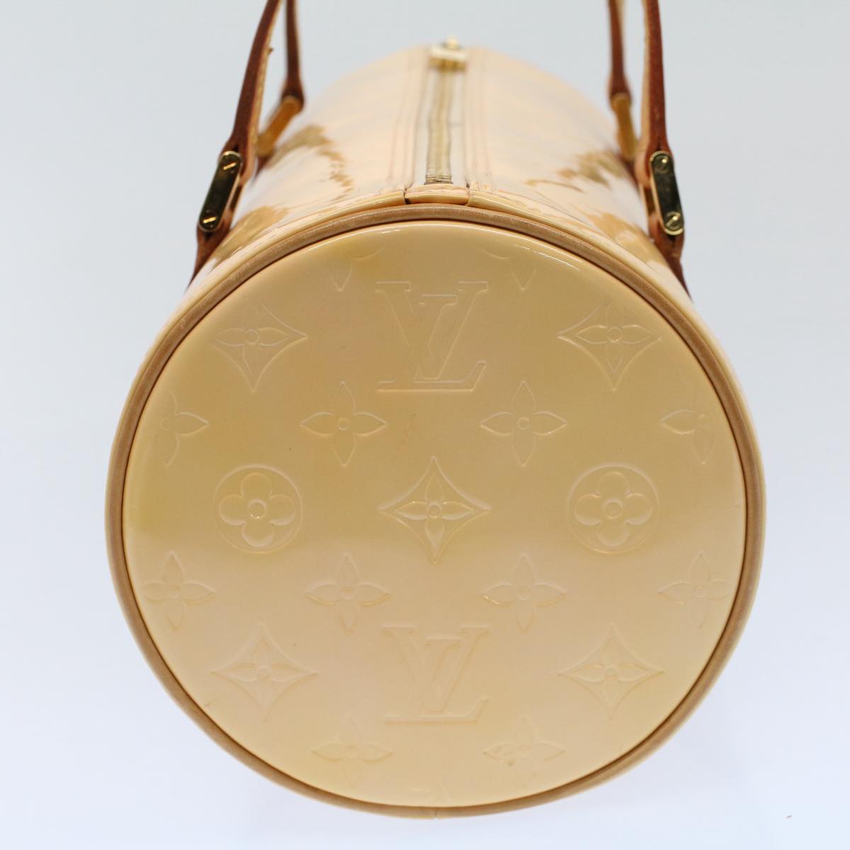 LOUIS VUITTON Monogram Vernis Bedford Bag Marshmallow Pink M91308 LV ki3623