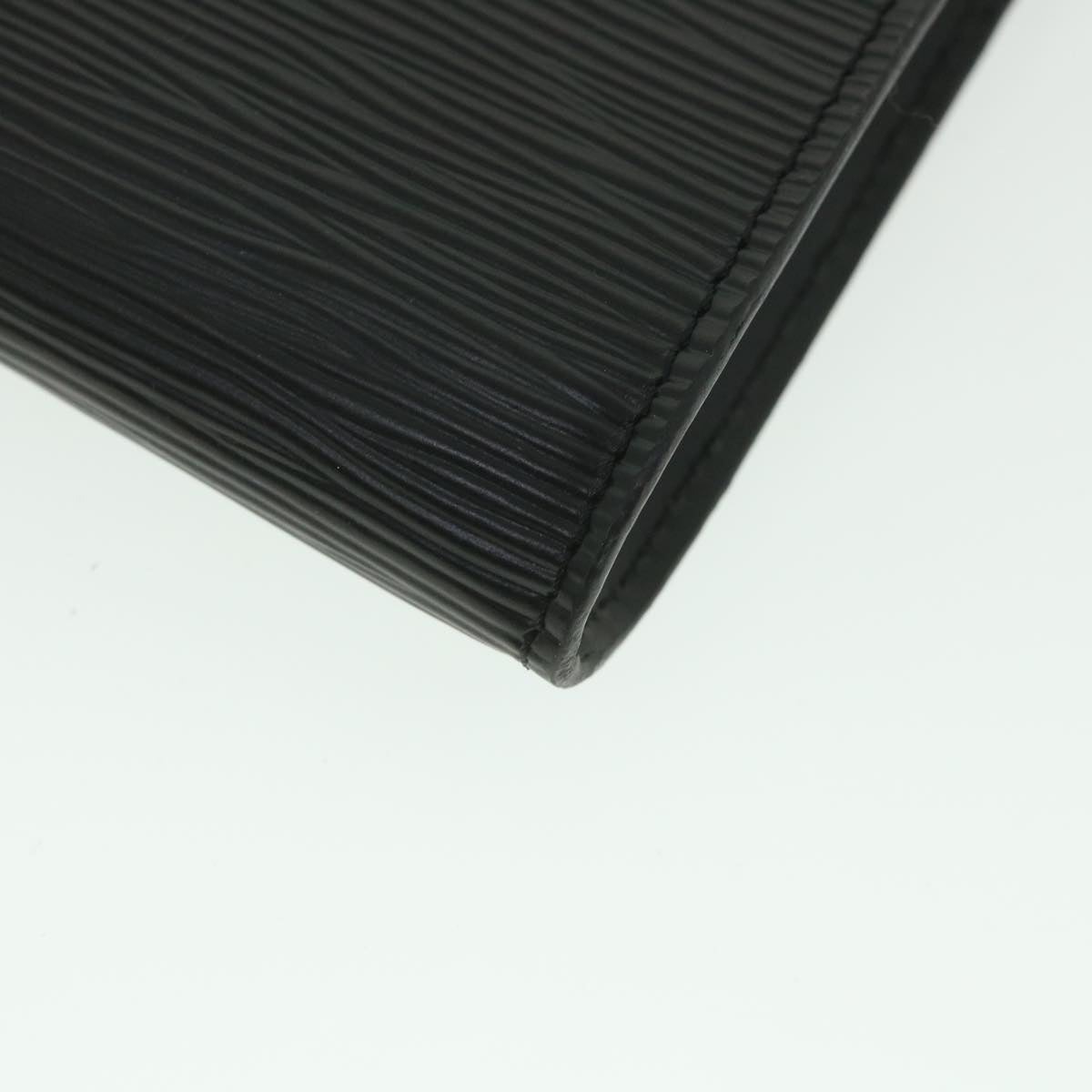 LOUIS VUITTON Epi Pochette Accessoires Pouch Black M52987 LV ki3624