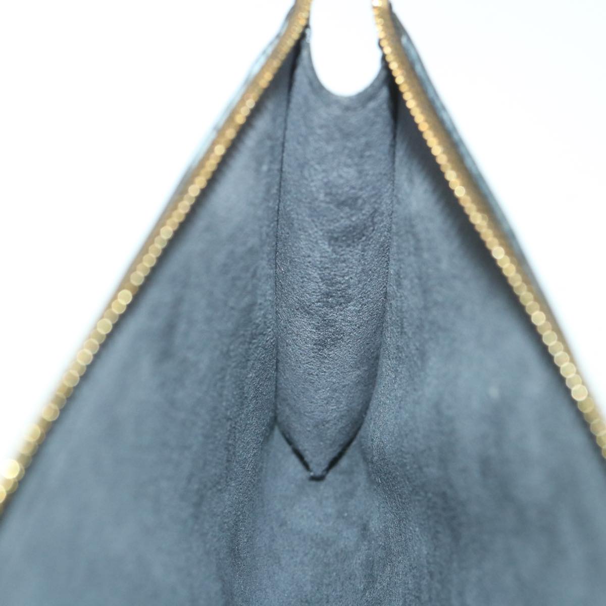 LOUIS VUITTON Epi Pochette Accessoires Pouch Black M52987 LV ki3624