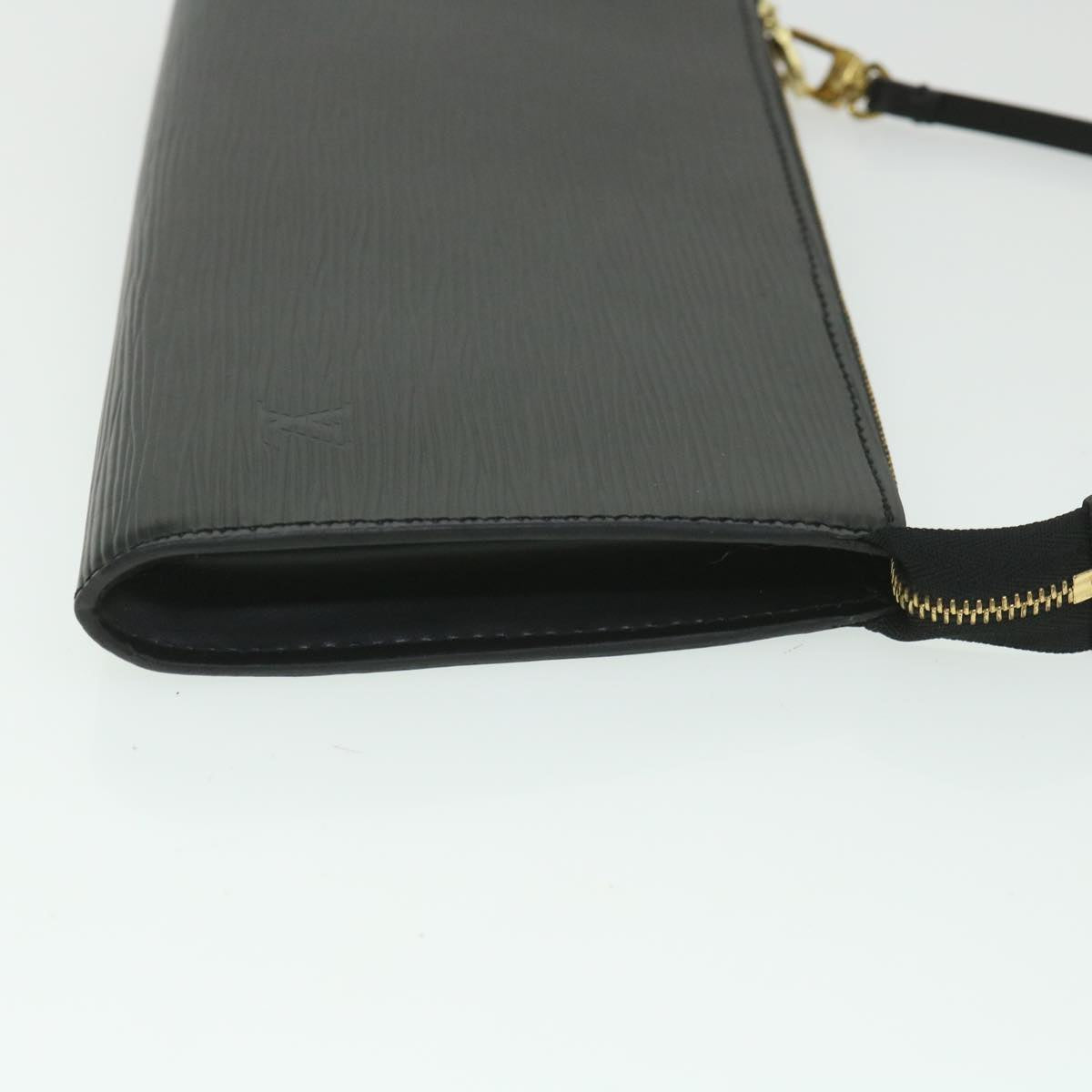 LOUIS VUITTON Epi Pochette Accessoires Pouch Black M52987 LV ki3624
