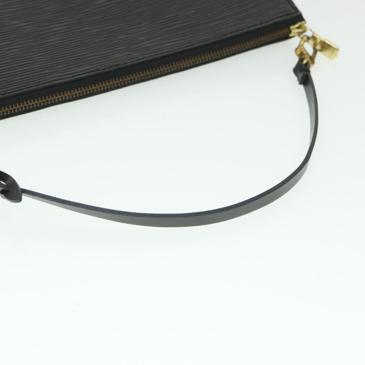 LOUIS VUITTON Epi Pochette Accessoires Pouch Black M52987 LV ki3624