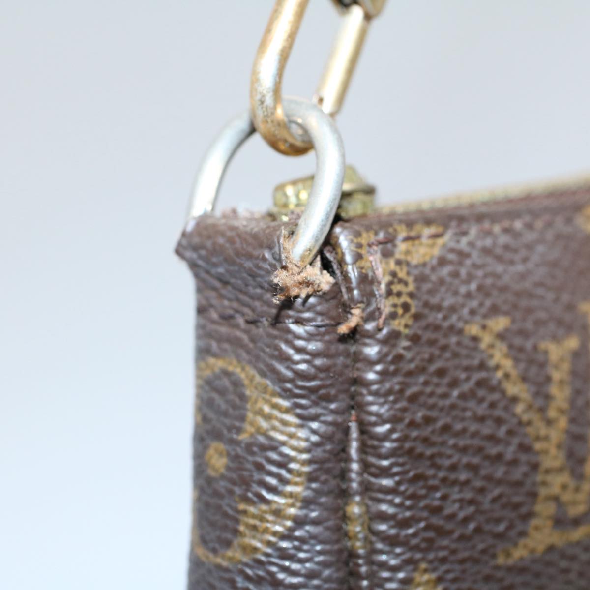 LOUIS VUITTON Monogram Pochette Accessoires Pouch M51980 LV ki3627