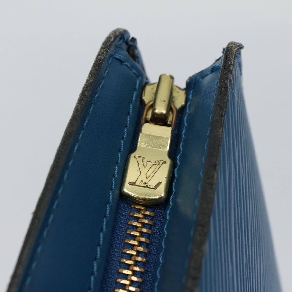 LOUIS VUITTON Epi Saint Jacques Shopping Shoulder Bag Blue M52275 LV ki3628