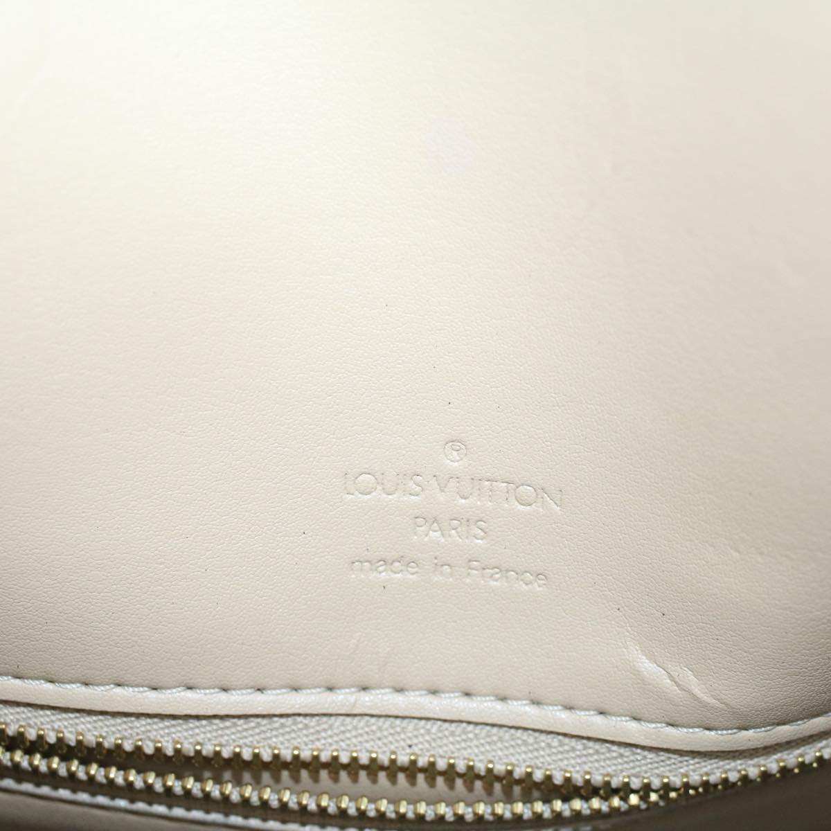 LOUIS VUITTON Monogram Vernis Mercer Boston Bag Beige M91000 LV ki3630