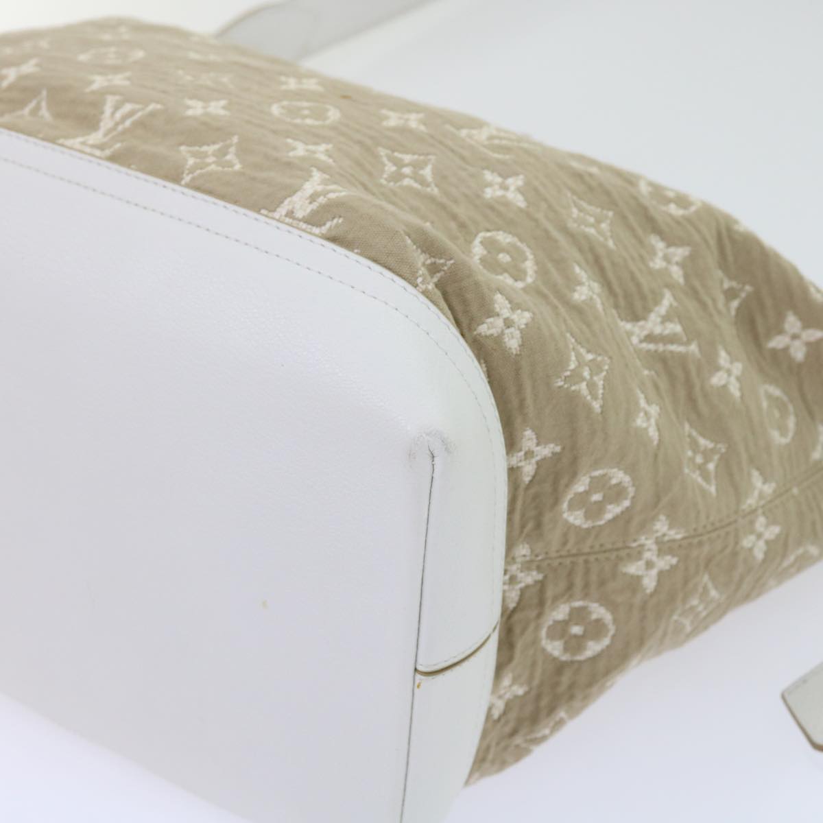LOUIS VUITTON Monogram Sabia Buzzus PM Bag Beige Bron M93499 LV ki3632